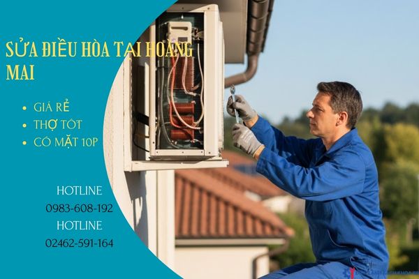 sửa điều hòa tại Hoàng Mai giá rẻ