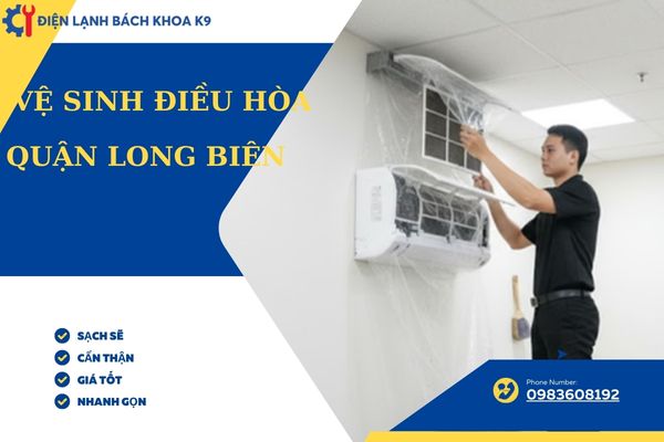 vệ sinh điều hòa tại Long Biên uy tín