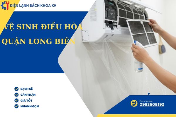 bảo dưỡng vệ sinh điều hòa tại Long Biên uy tín