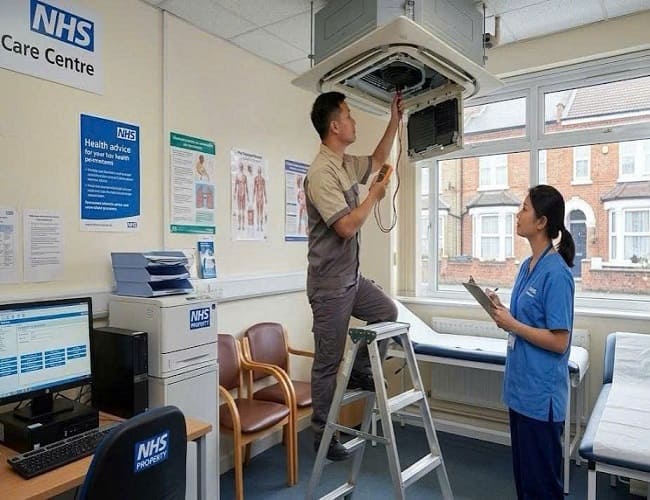 Khắc phục điều hòa âm trần không mát tại Nguyễn Ngọc Vũ