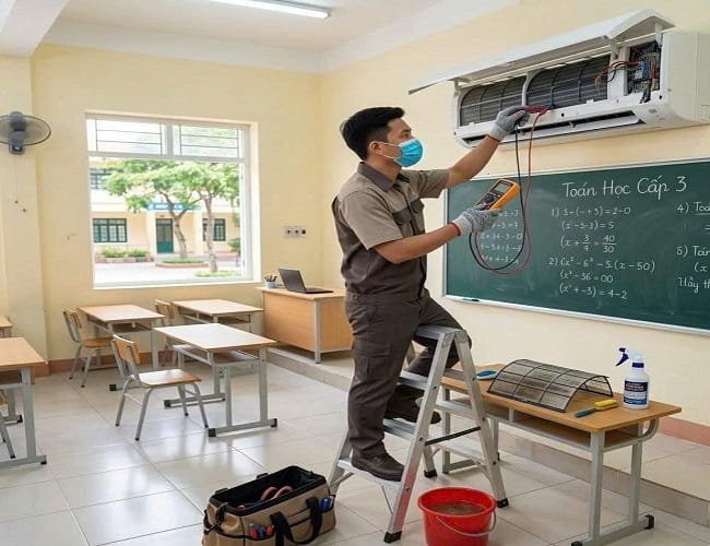 sửa điều hoà tại Quan Nhân