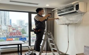 vệ sinh điều hòa tại Cầu Giấy